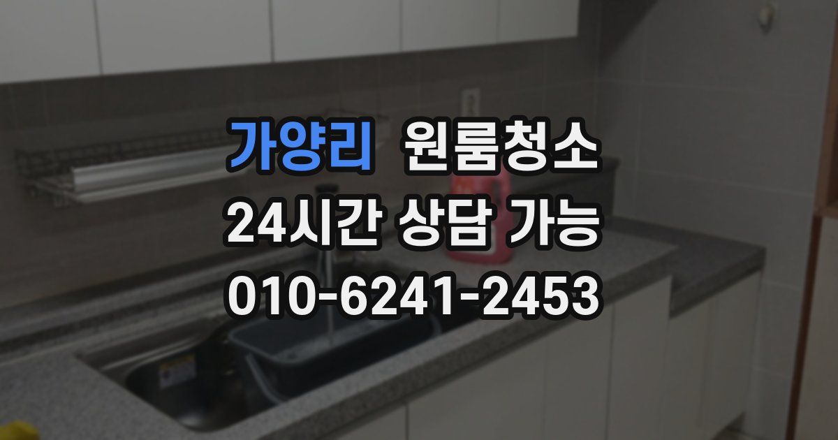 가양리 입주청소