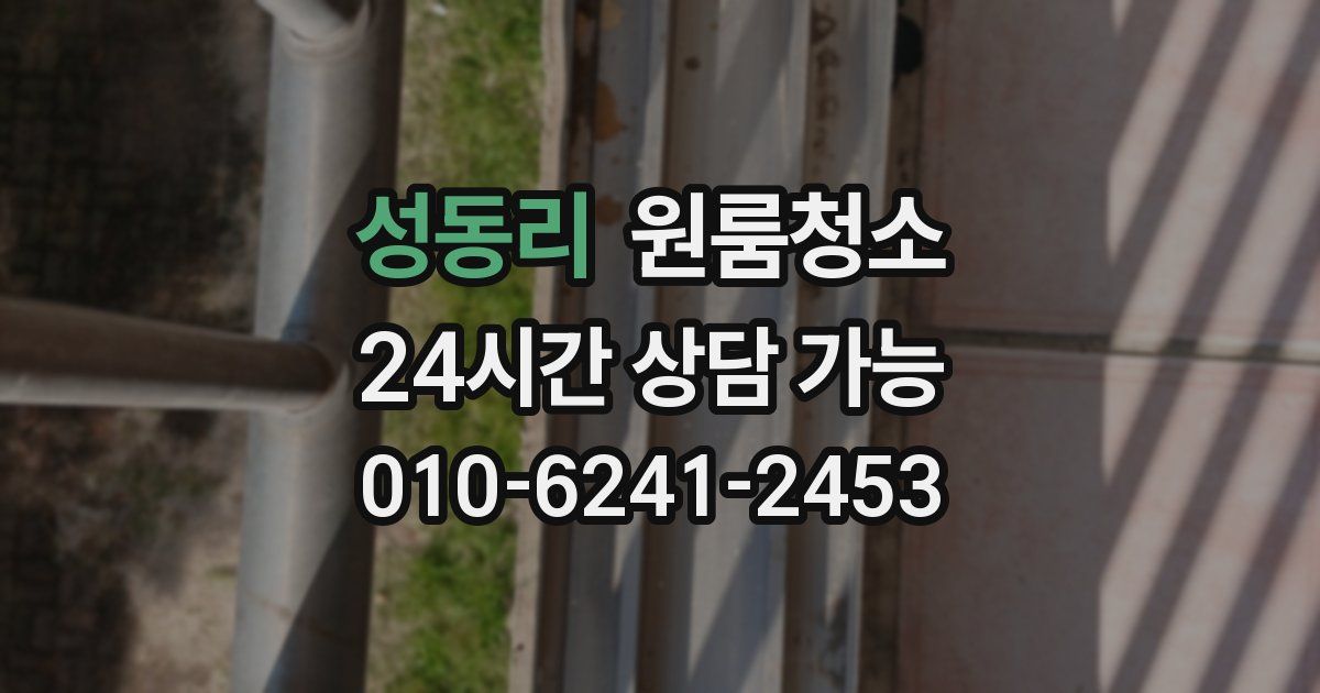 성동리 입주청소