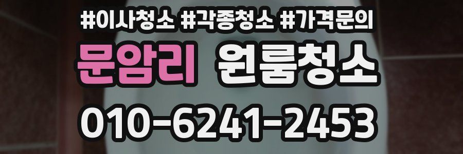 문암리 이사청소