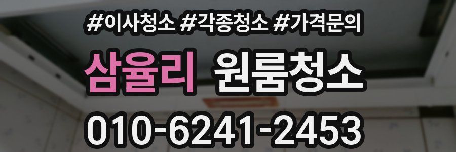 삼율리 이사청소