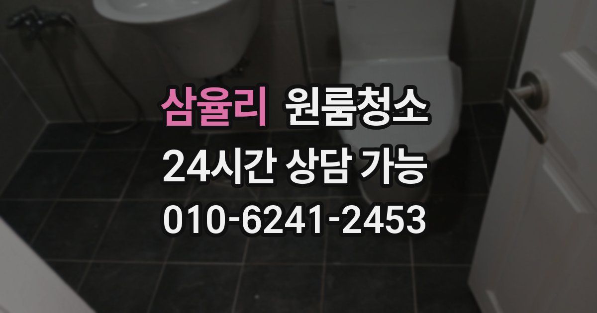 삼율리 입주청소