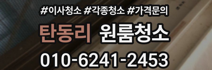 탄동리 이사청소