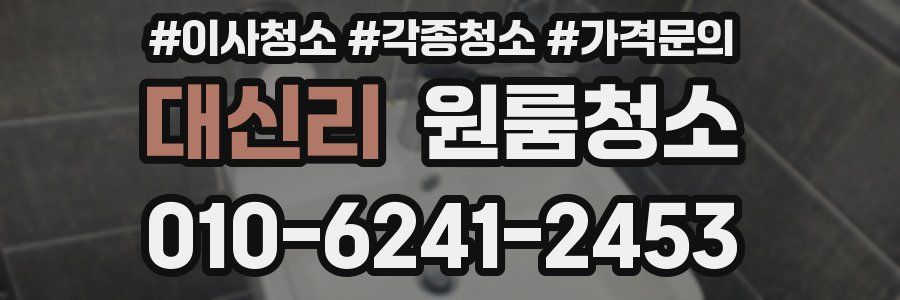 대신리 이사청소