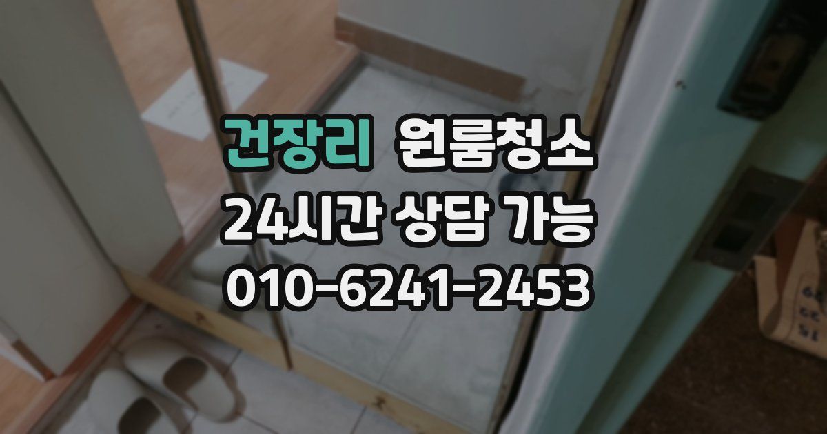 건장리 입주청소