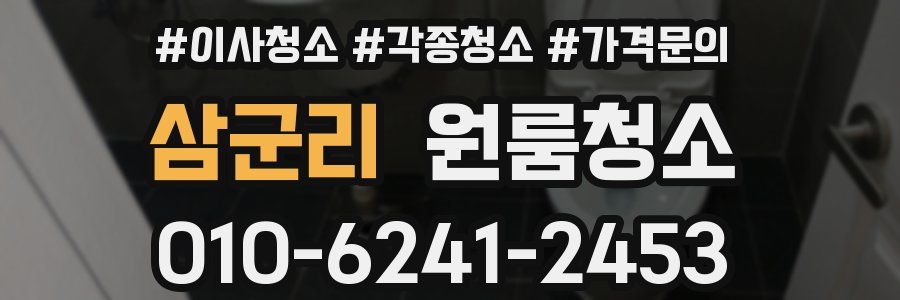 삼군리 이사청소