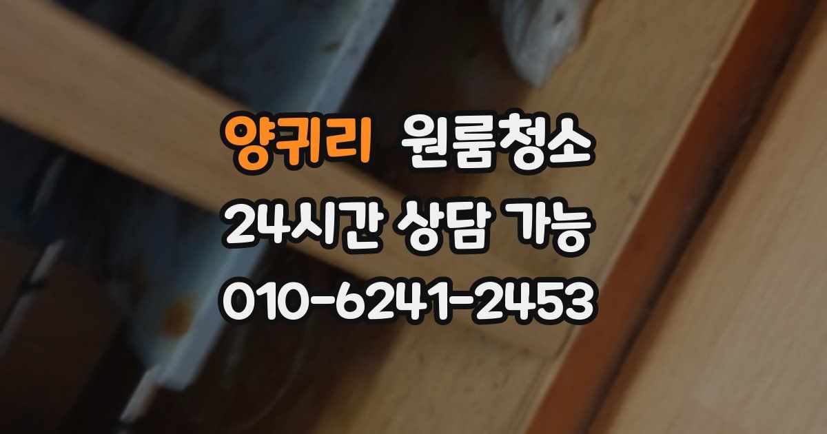 양귀리 입주청소