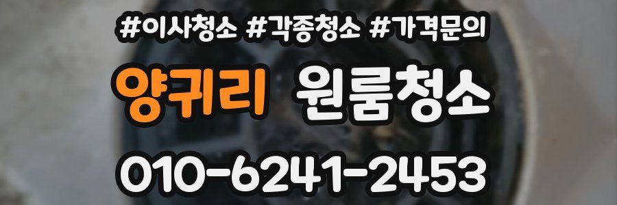 양귀리 이사청소