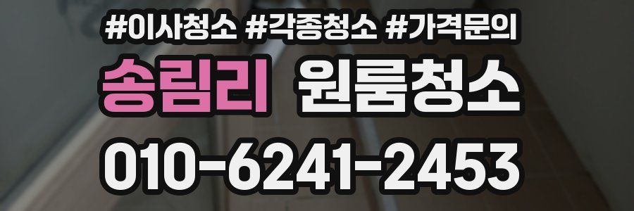 송림리 이사청소