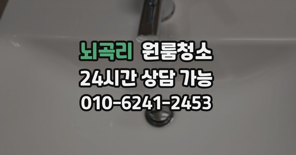 뇌곡리 입주청소