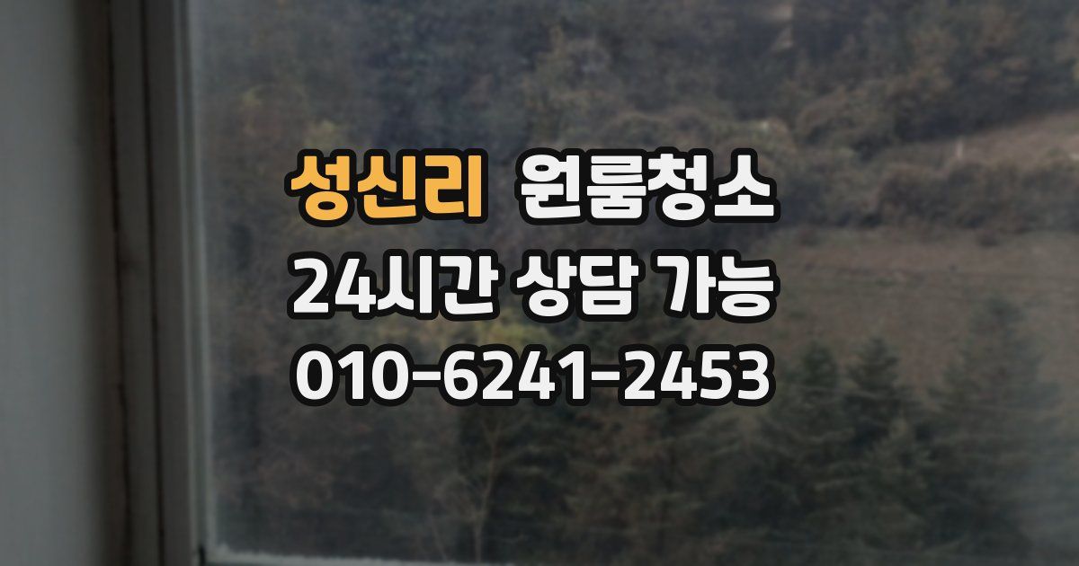 성신리 입주청소