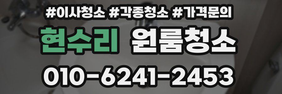 현수리 이사청소