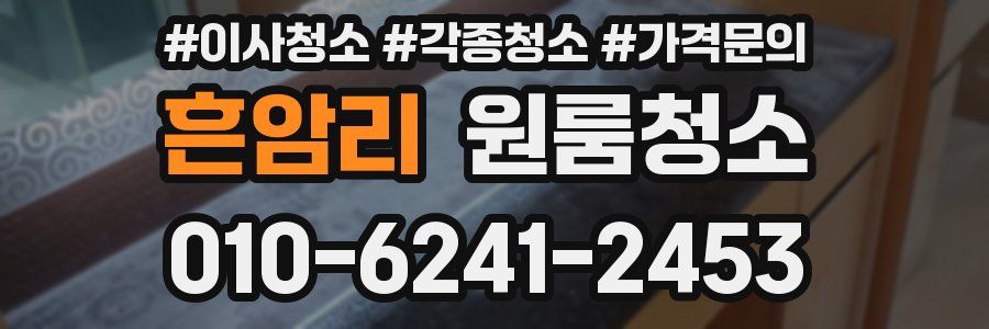 흔암리 이사청소