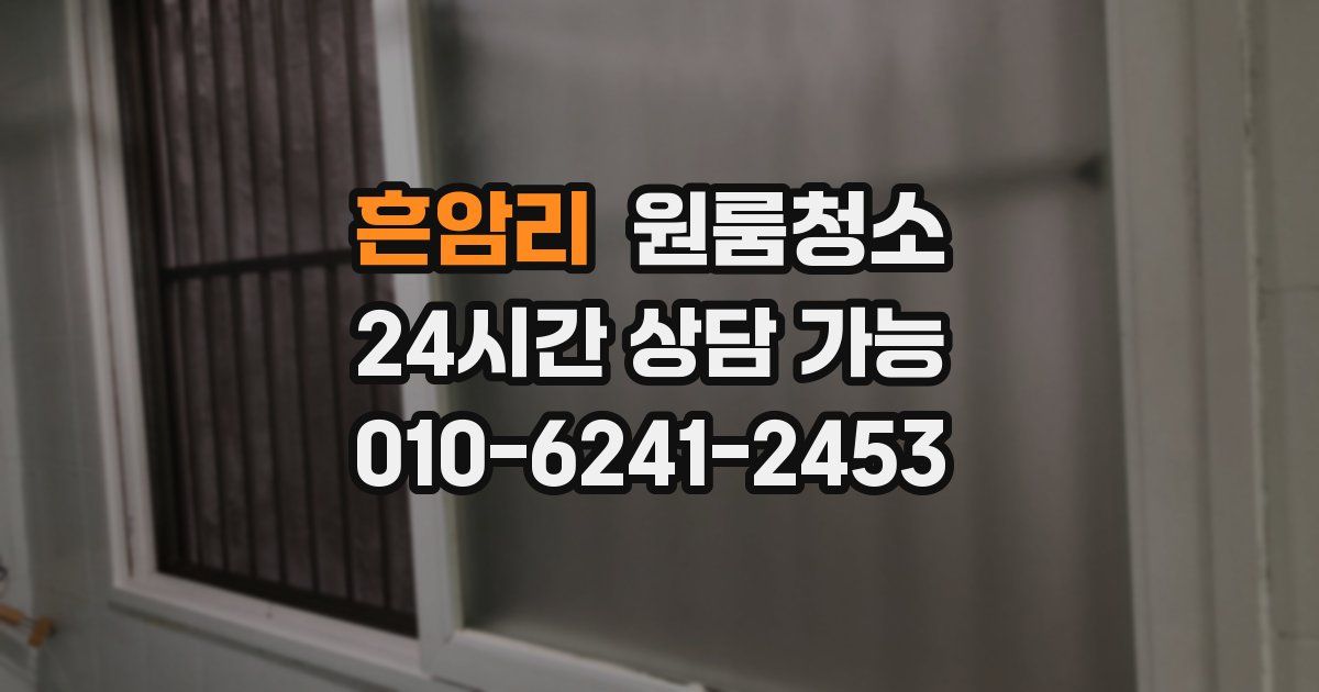 흔암리 입주청소