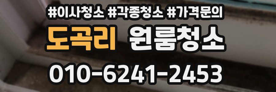 도곡리 이사청소