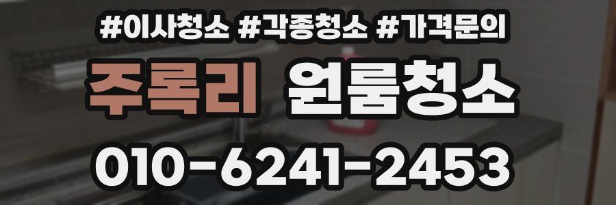 주록리 이사청소