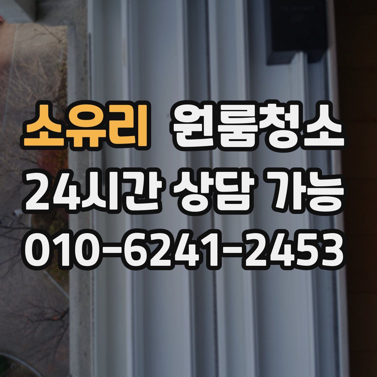 소유리 원룸청소