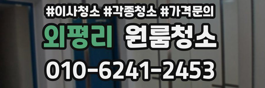 외평리 이사청소