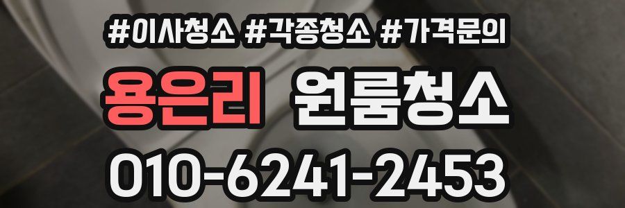 용은리 이사청소