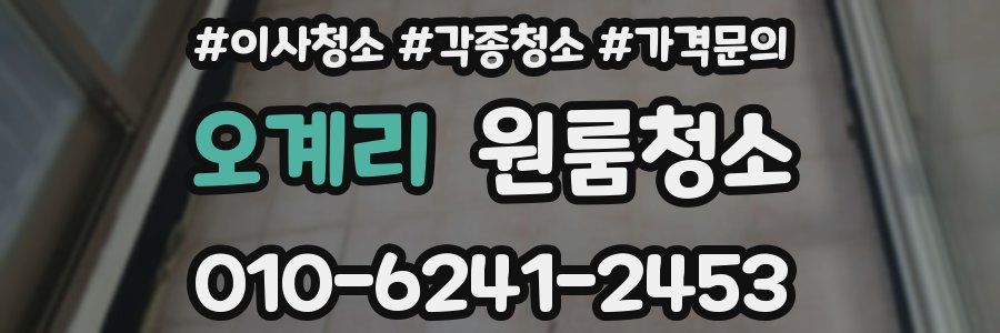 오계리 이사청소