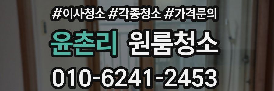 윤촌리 이사청소