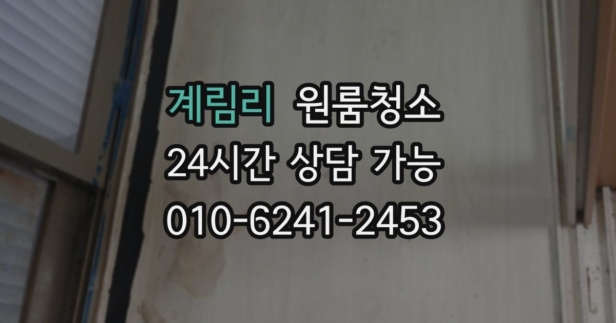 계림리 입주청소