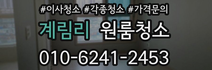 계림리 이사청소