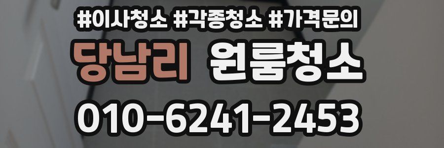 당남리 이사청소