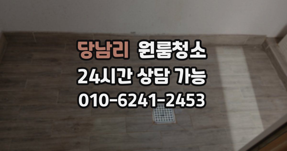당남리 입주청소