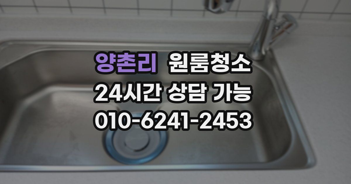 양촌리 입주청소