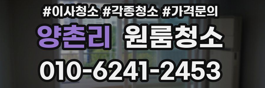 양촌리 이사청소