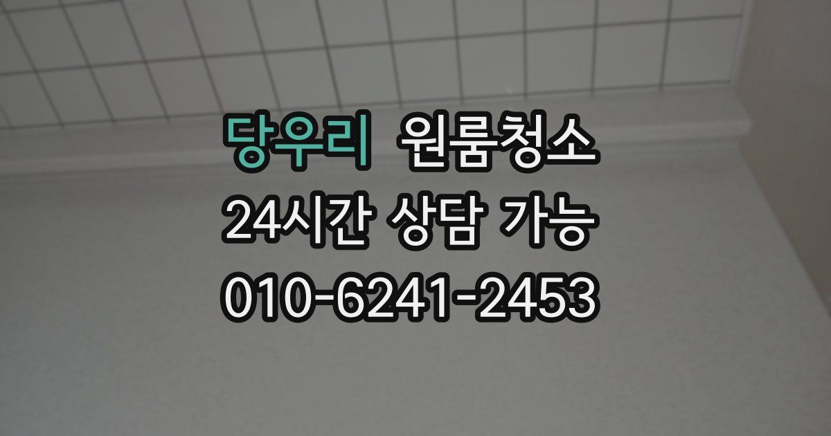 당우리 입주청소