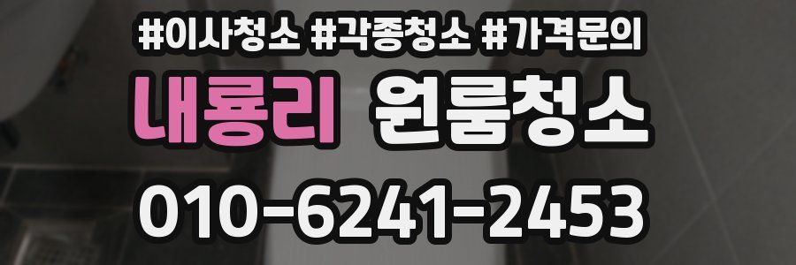 내룡리 이사청소