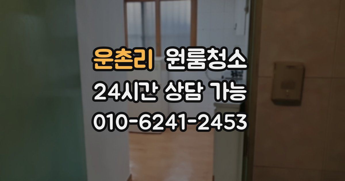 운촌리 입주청소