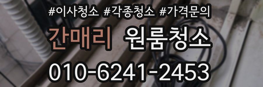 간매리 이사청소