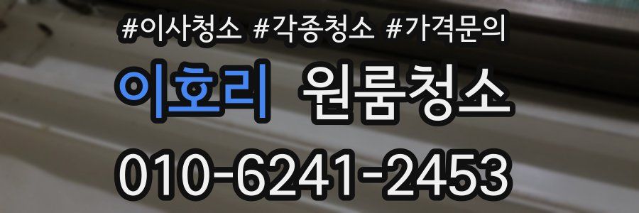 이호리 이사청소