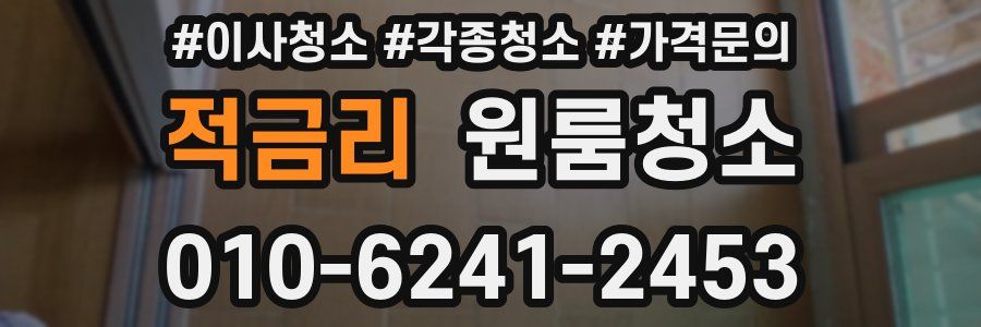 적금리 이사청소