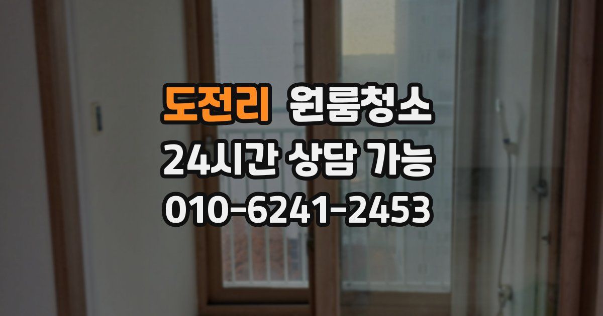 도전리 입주청소