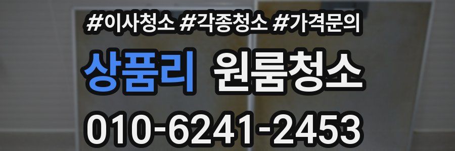 상품리 이사청소