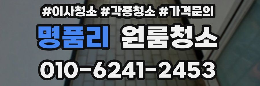 명품리 이사청소