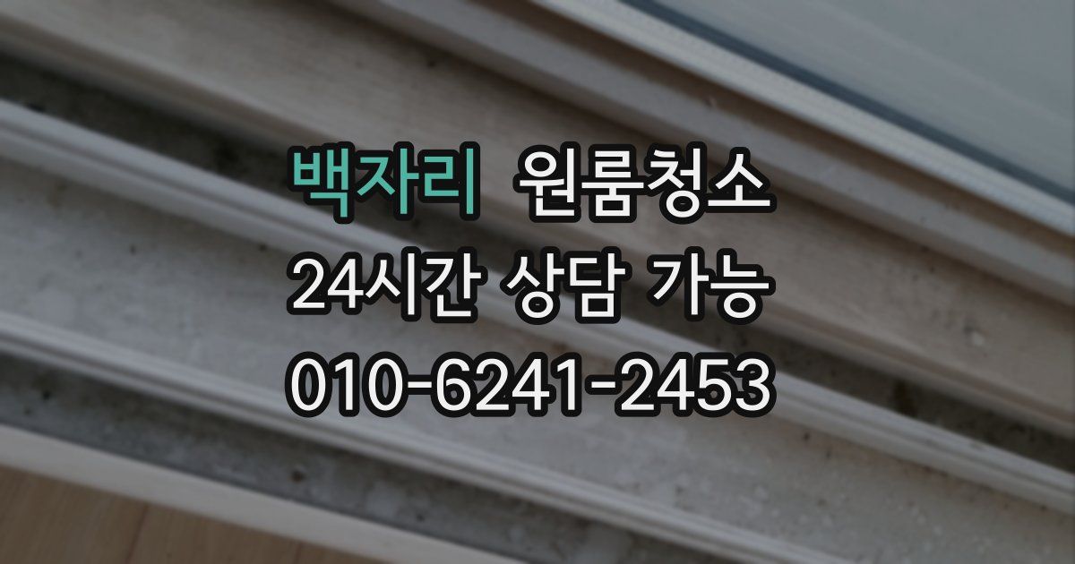 백자리 입주청소