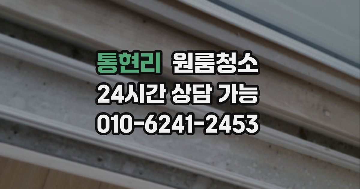 통현리 입주청소