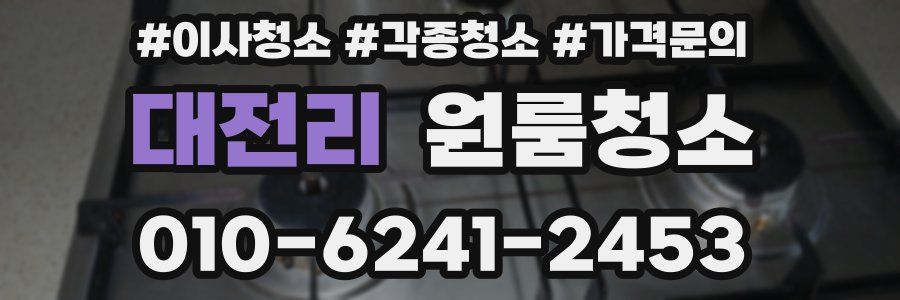 대전리 이사청소