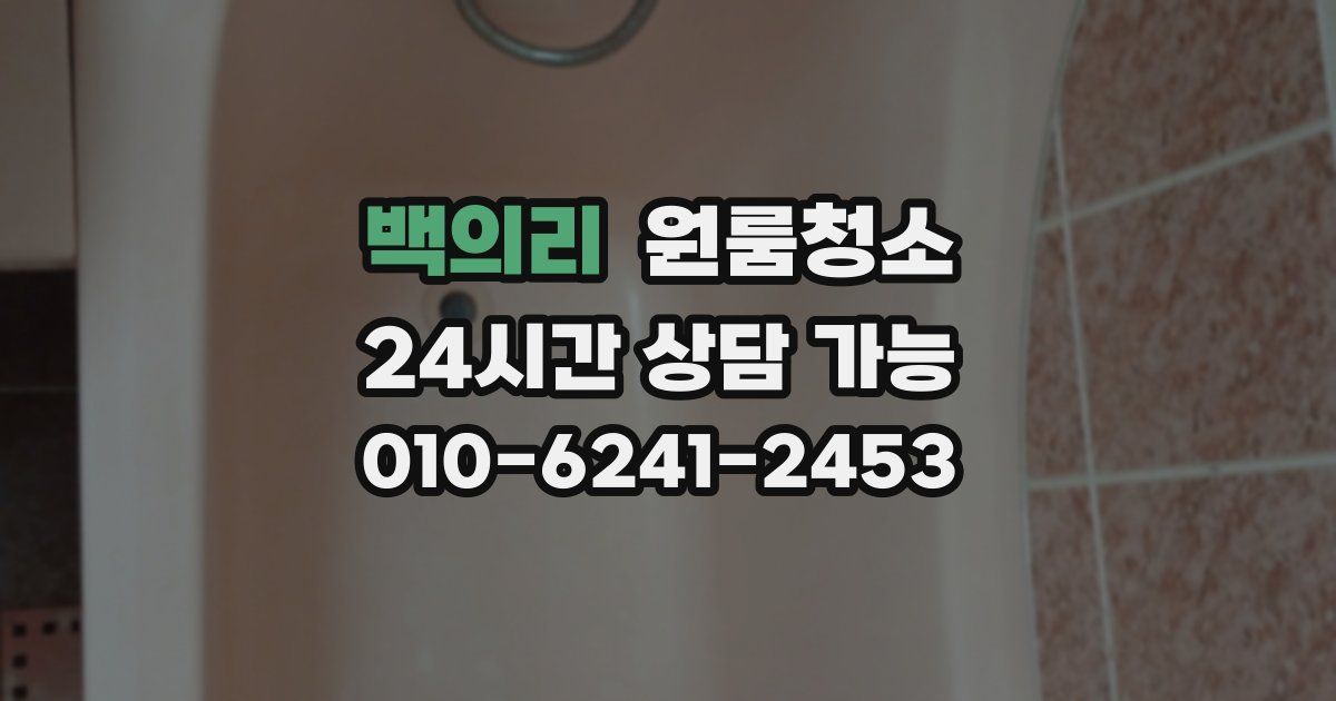 백의리 입주청소