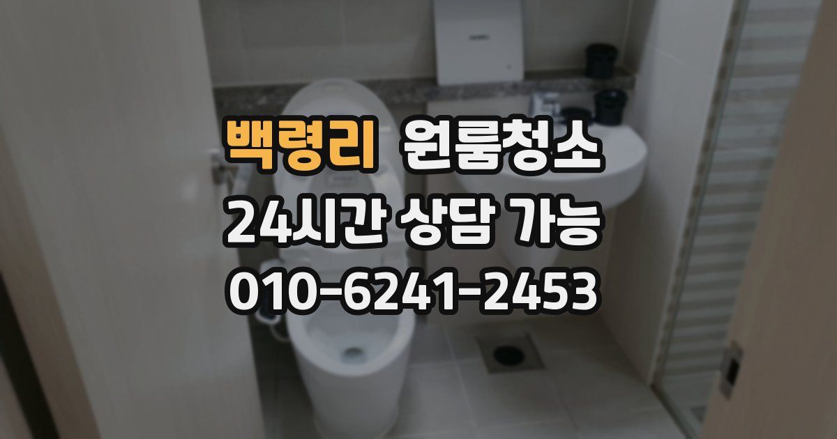 백령리 입주청소