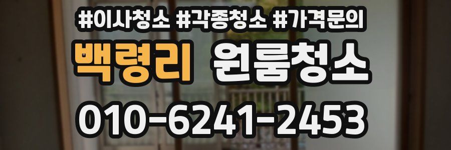 백령리 이사청소