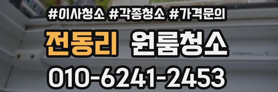 전동리 이사청소