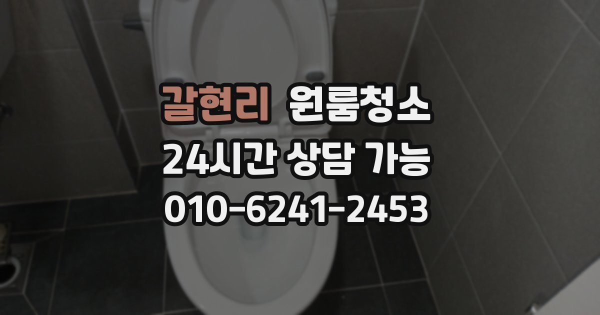 갈현리 입주청소