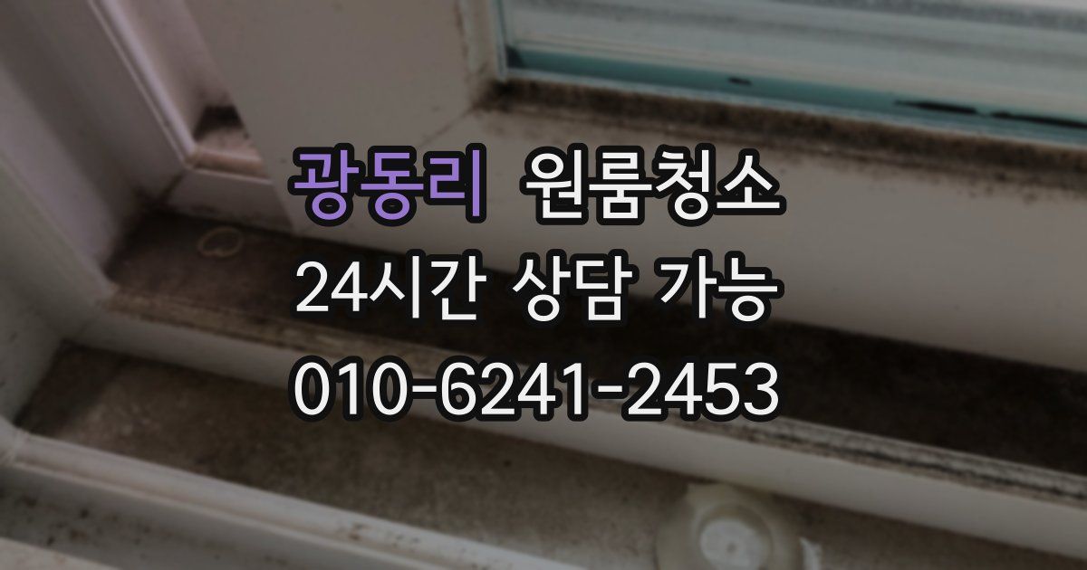 광동리 입주청소