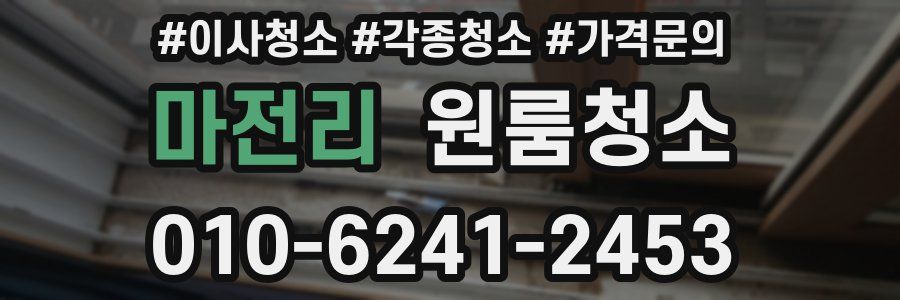 마전리 이사청소