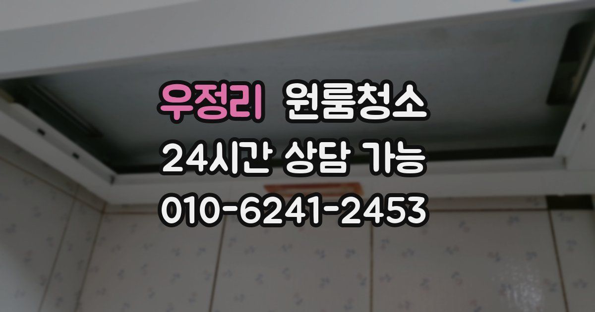 우정리 입주청소